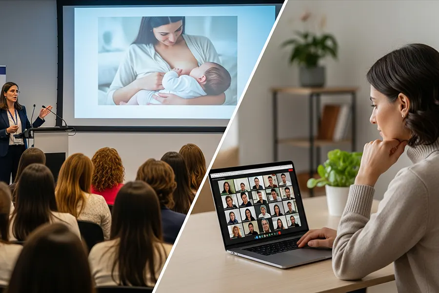 Formación en lactancia y apoyo humano frente a la inteligencia artificial