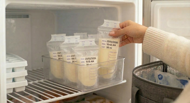 leche materna sobrante